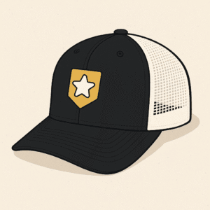 Embroidered Logo Trucker Cap