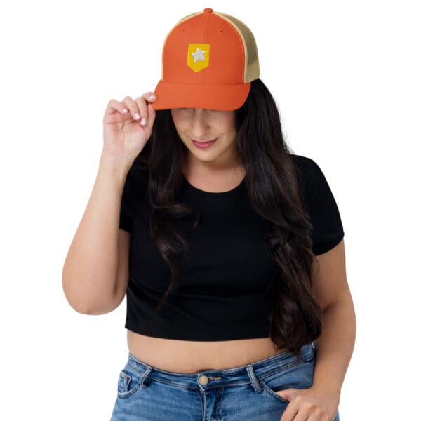 Embroidered Logo Trucker Cap - Image 2