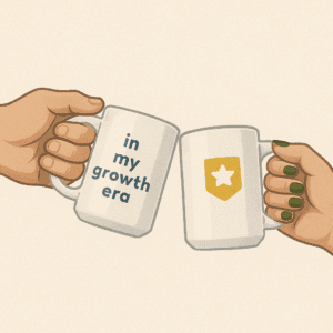 Show-off glossy mug