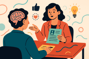 The Psychology of a Great Interview (and How to Hack It) 1 Interview illustration